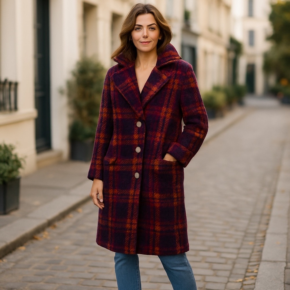 A New Day Colorful Blazer Classic Wool Blend